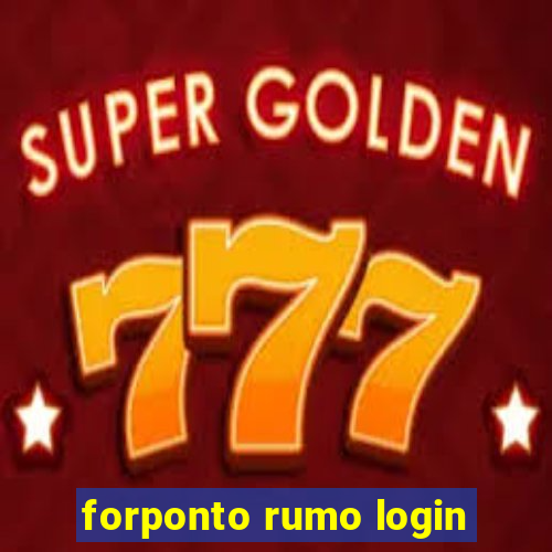 forponto rumo login